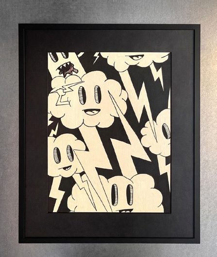 Framed drawing